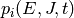 p_i(E, J, t)