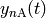 y_{n\ce{A}}(t)