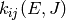 k_{ij}(E, J)