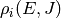 \rho_i(E, J)