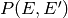 P(E, E^\prime)